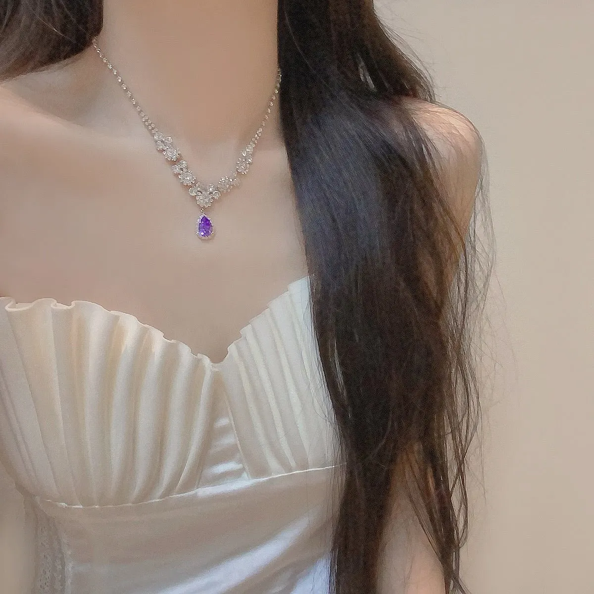 Amethyst Princess Necklace