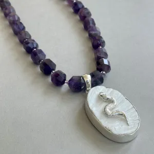 Amethyst Serpent Necklace