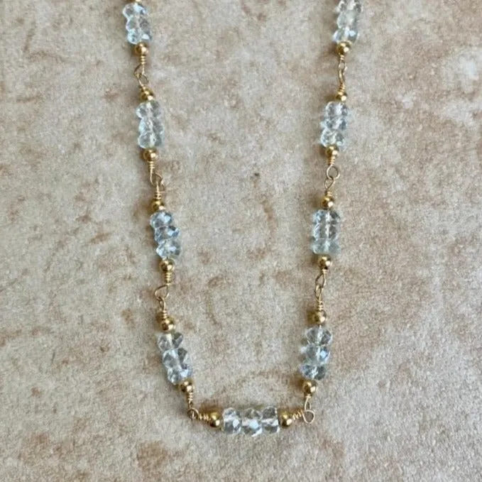 Aquamarine Choker - Mare