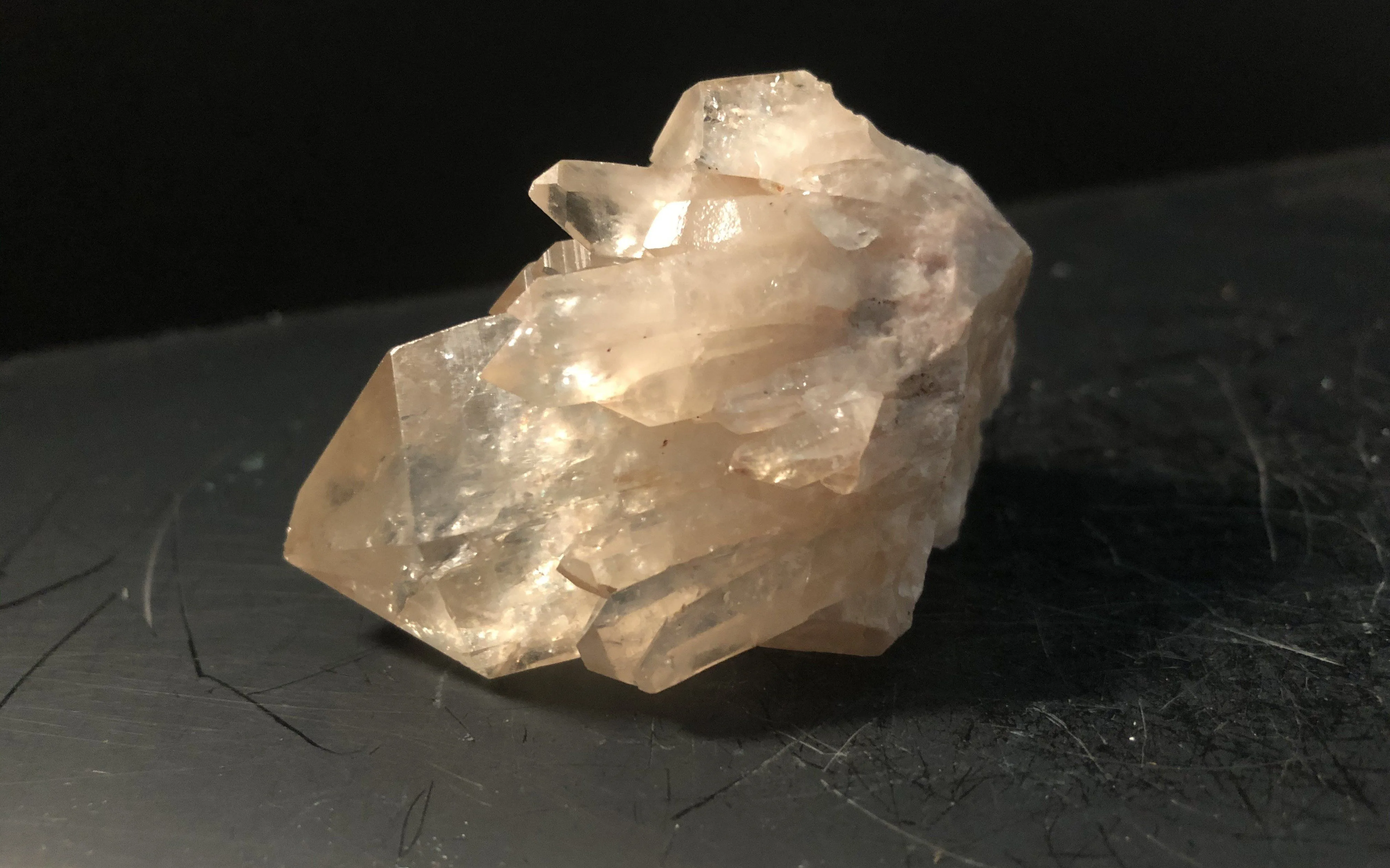 Cascading Citrine Point 7 - Congo Citrine 