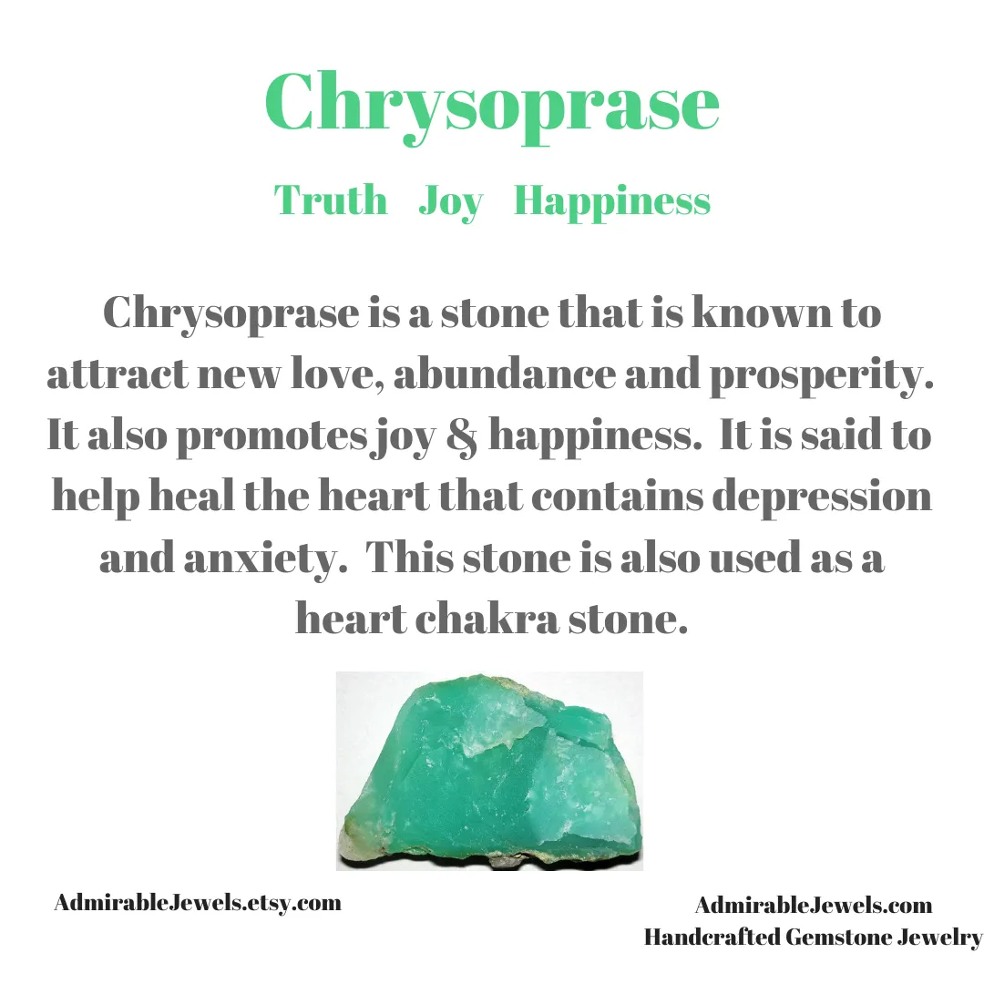Chrysoprase Pear Briolette Necklace