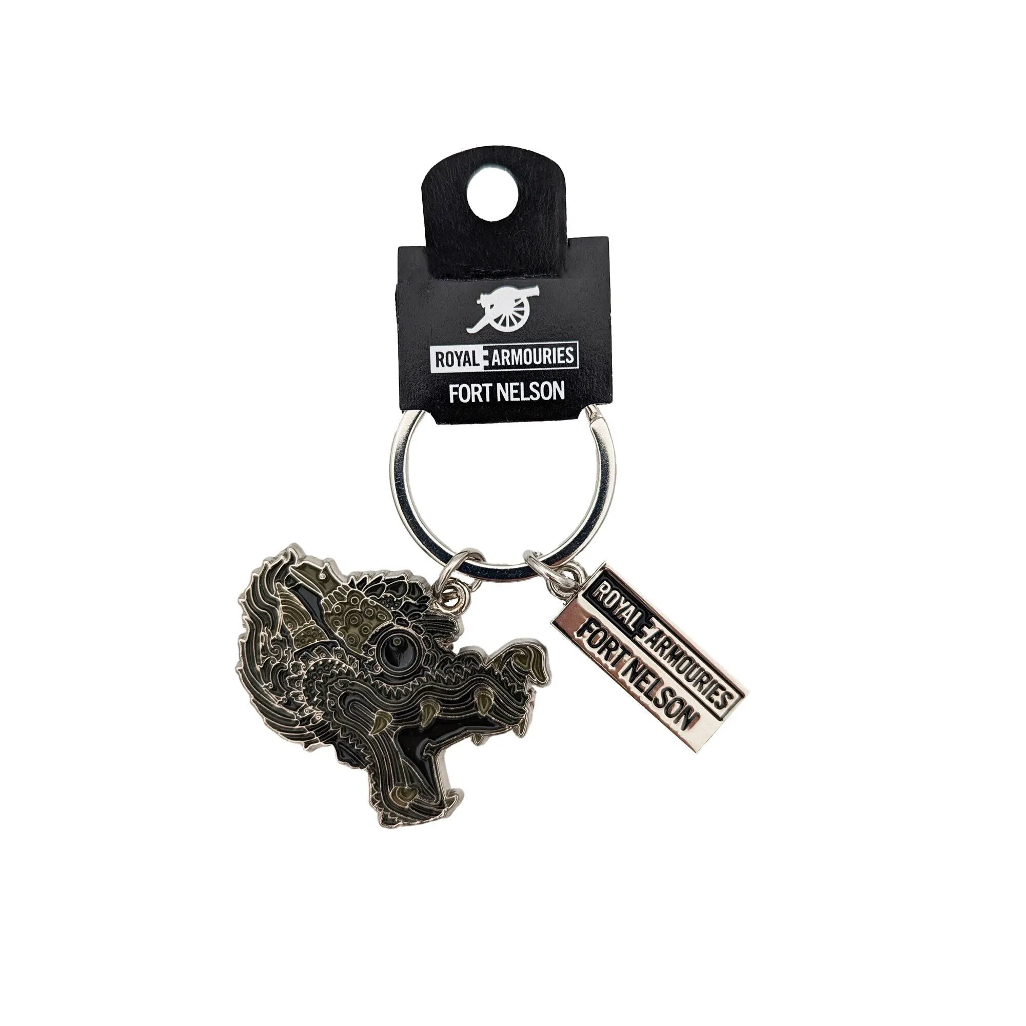 Fort Nelson Dragon Cannon Keyring