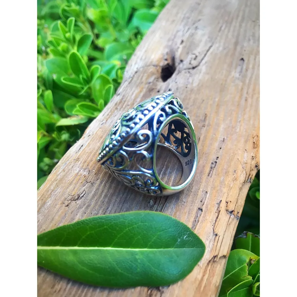 GRAND FLORAL RING