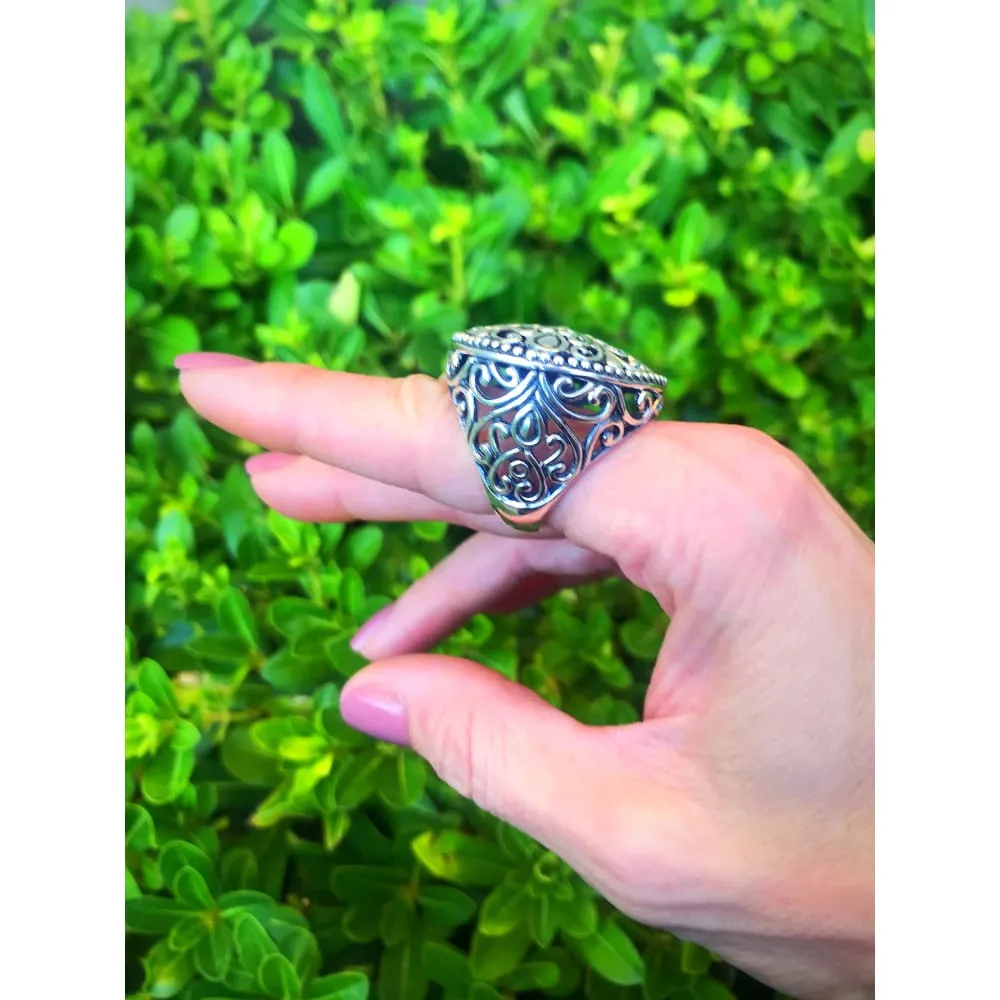GRAND FLORAL RING