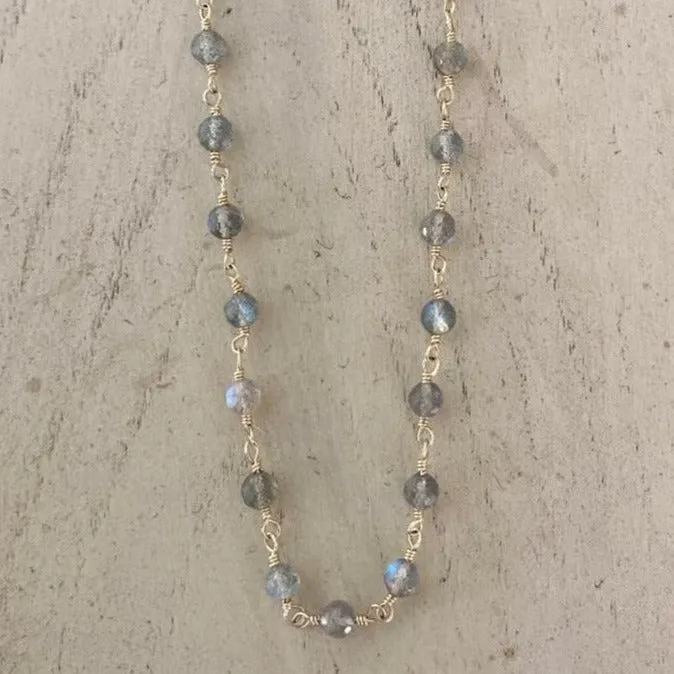 Labradorite Necklace - Aura