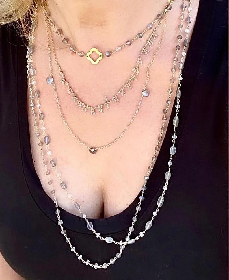 Labradorite Necklace - Aura