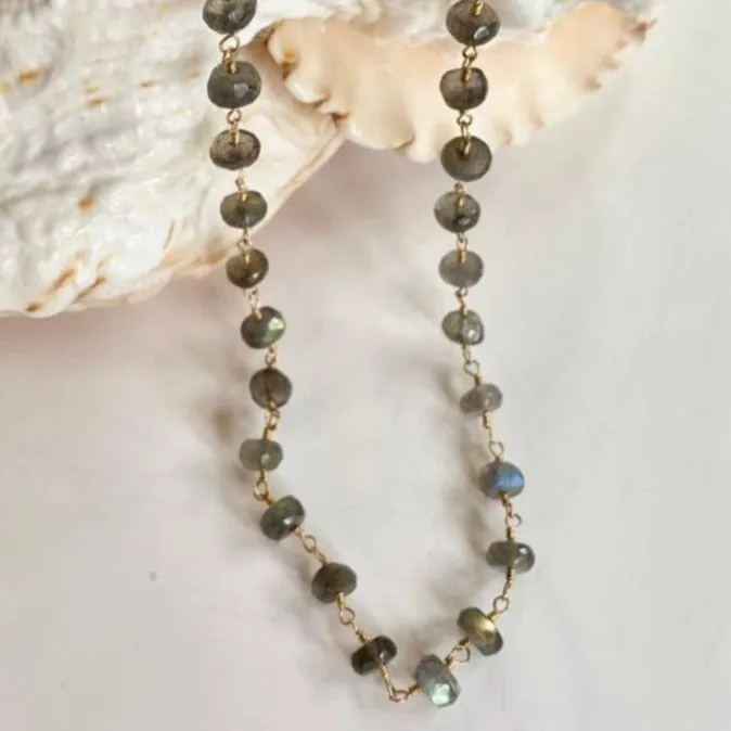 Labradorite Necklace - Aura