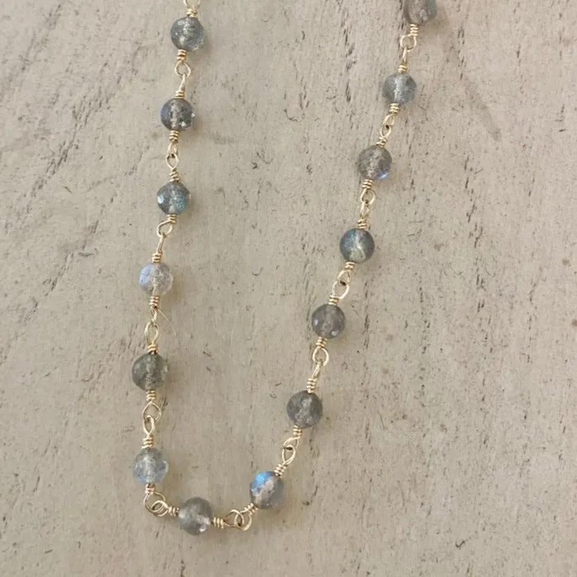 Labradorite Necklace - Aura