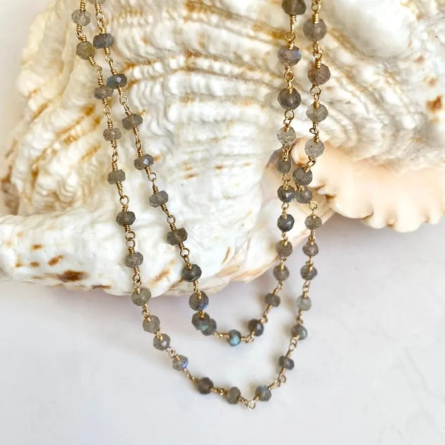 Labradorite Necklace - Aura