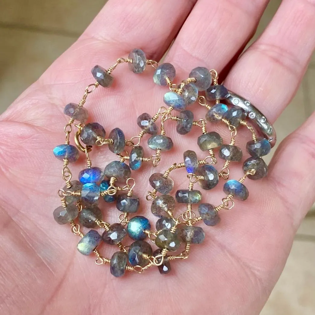 Labradorite Necklace - Aura