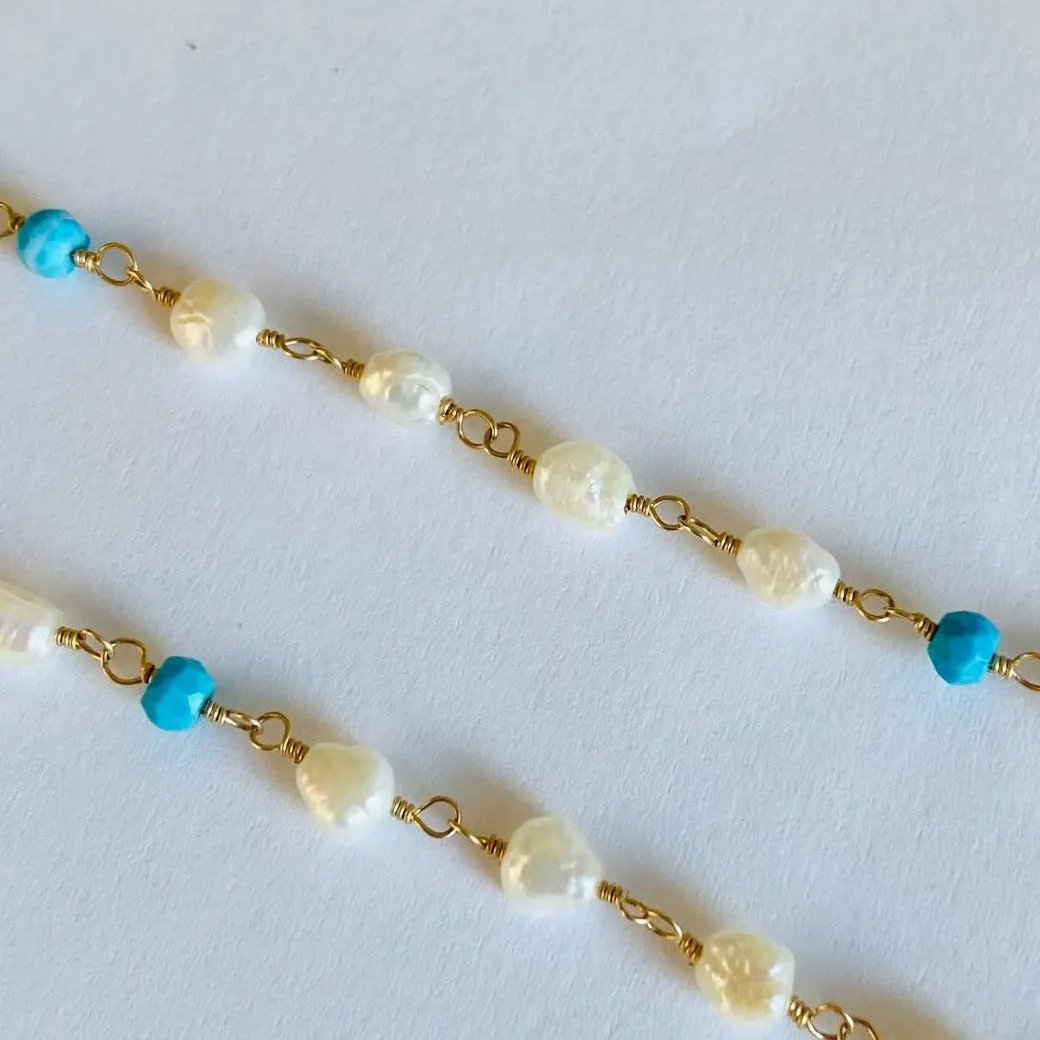 Long Pearl Necklace - Alyah