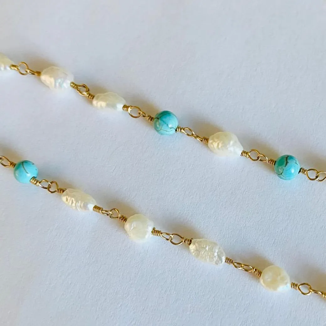 Long Pearl Necklace - Alyah