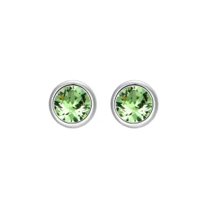MILENA Stud Earrings August Birthstone Peridot SWAROVSKI