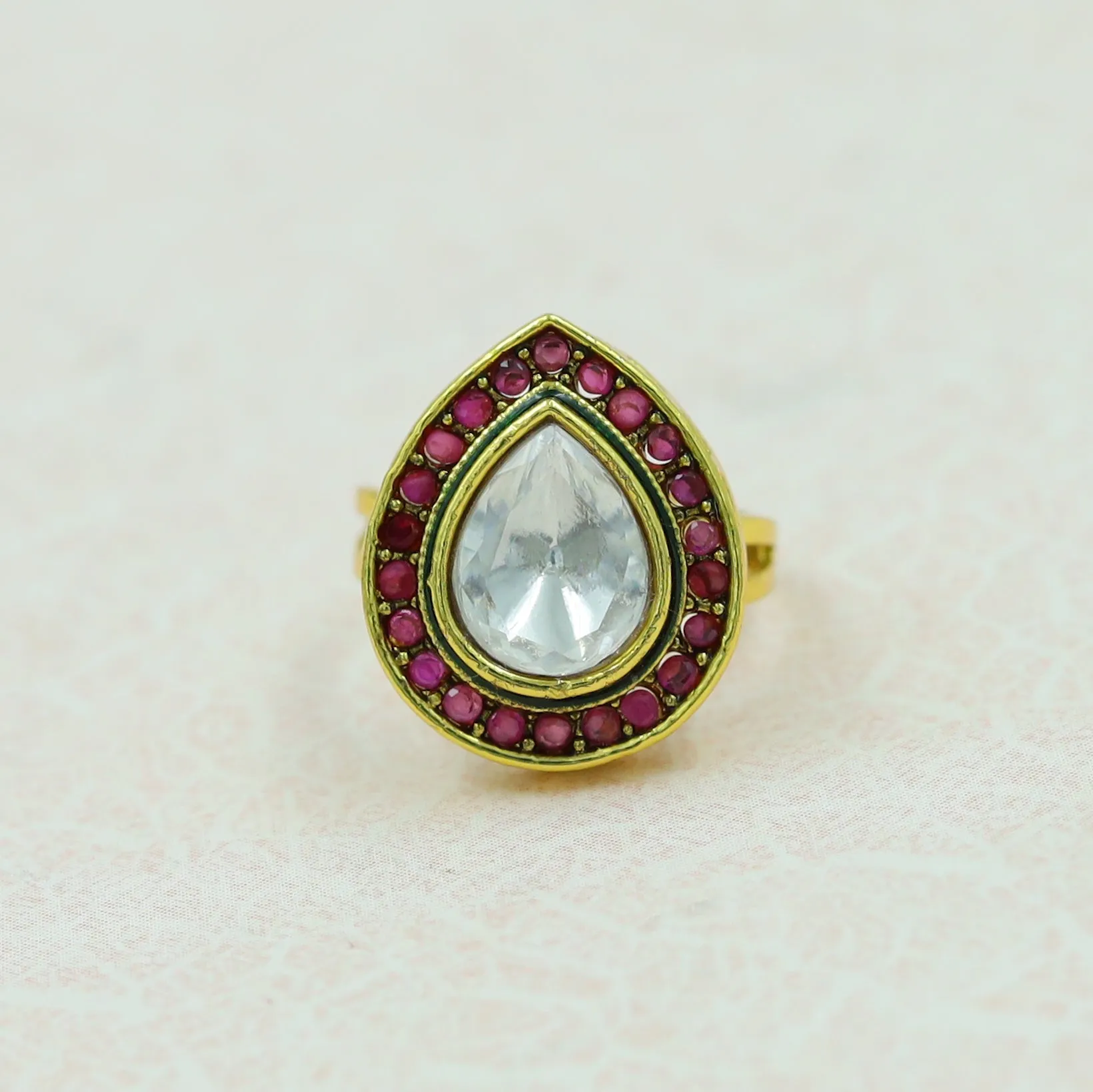 Polki Cocktail Ring 13613-21
