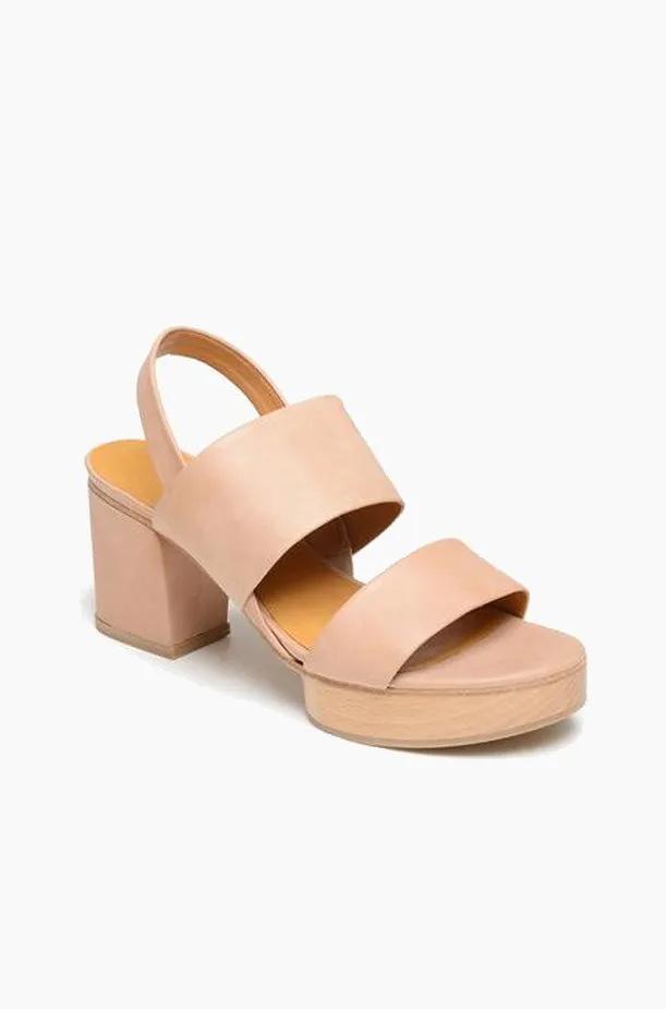 Ruby Dew Heel - Bone Leather