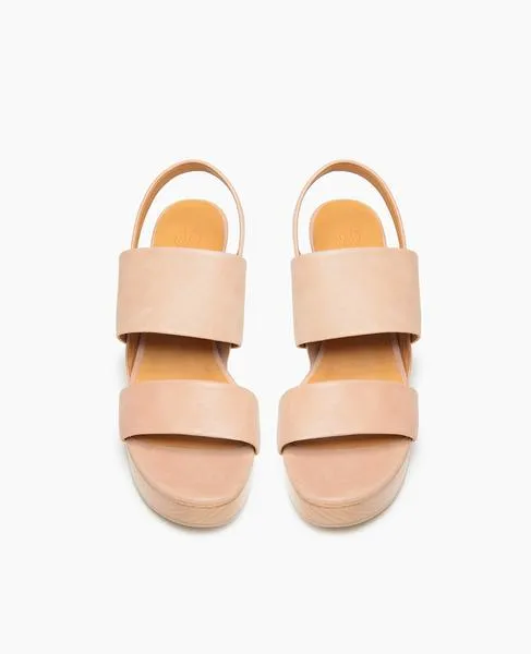 Ruby Dew Heel - Bone Leather