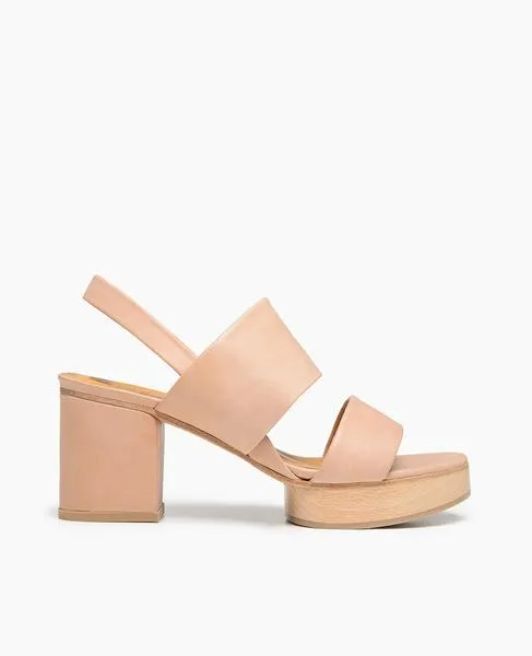 Ruby Dew Heel - Bone Leather