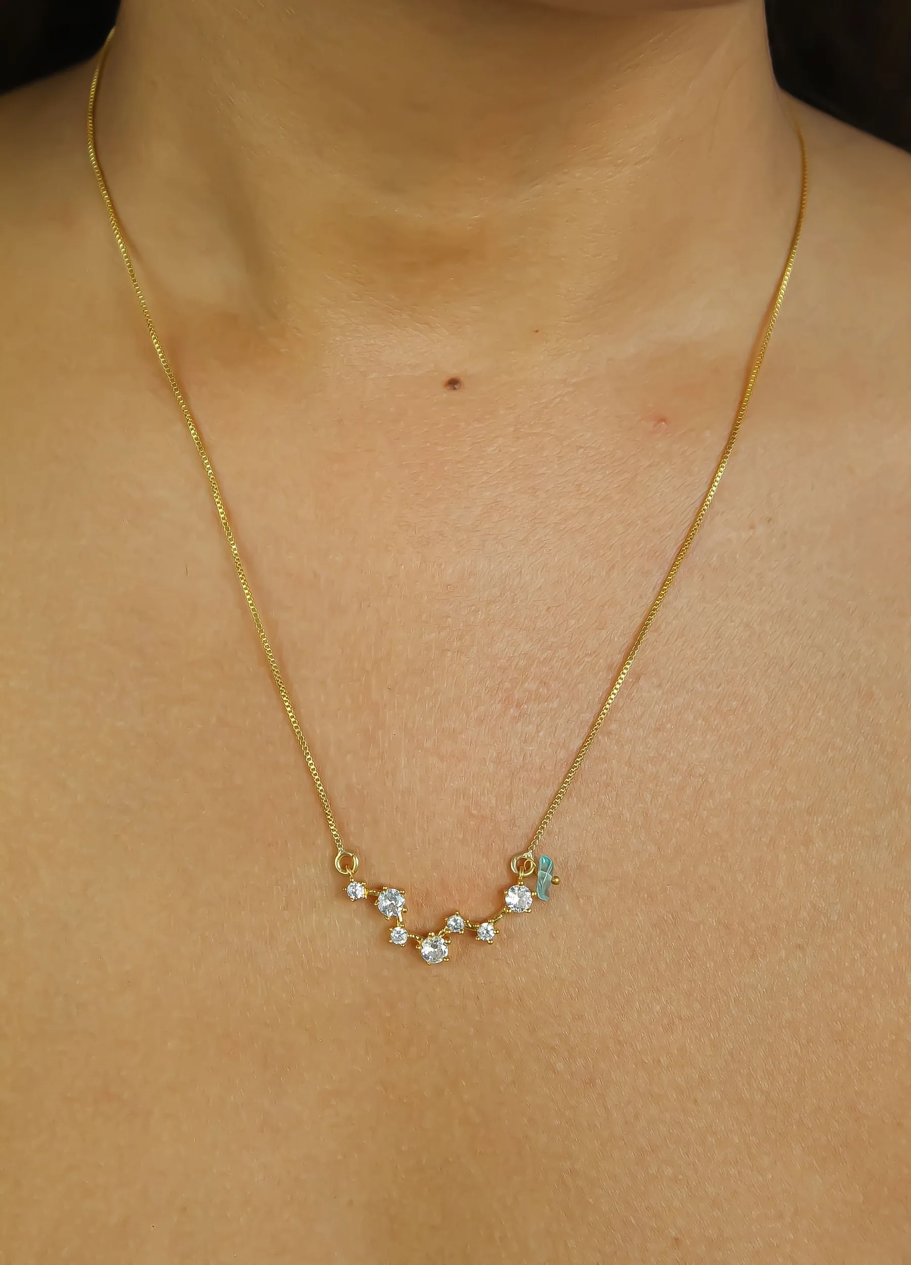 Star Scorpio Zodiac Necklace