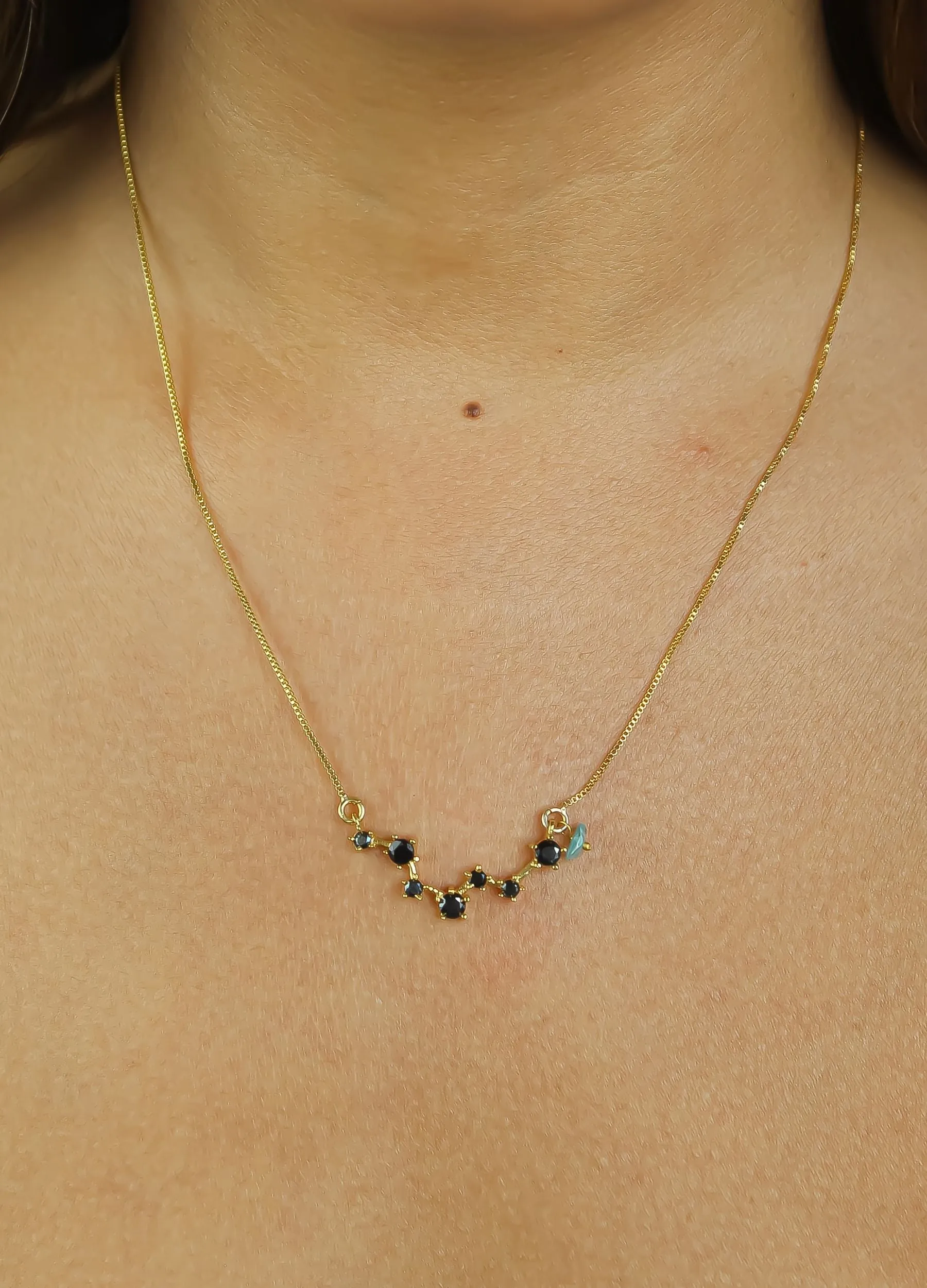 Star Scorpio Zodiac Necklace